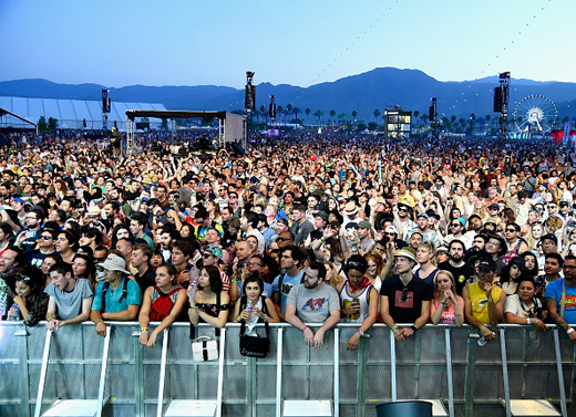 INDIO, CA - APRIL 11: Music fans attend day 2 of the 2015 Coachella Valley Music & Arts Festival (Weekend 1) at the Empire Polo Club on April 11, 2015 in Indio, California. (Photo by Frazer Harrison/Getty Images) INDIO, CA - APRIL 11: Music fans attend day 2 of the 2015 Coachella Valley Music & Arts Festival (Weekend 1) at the Empire Polo Club on April 11, 2015 in Indio, California. (Photo by Frazer Harrison/Getty Images)