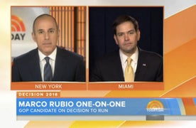 Matt Lauer Presses Marco Rubio: What’s the Difference Between You and Obama? (Video)