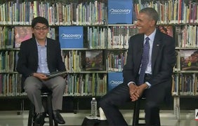 Ouch! 6th Grader Cuts Off President Obama Mid-Sentence (Video)