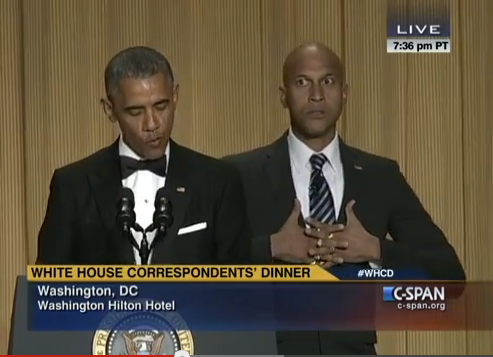 President Obama 'Key Peele' Anger at White House Correspondents' Dinner (Video)