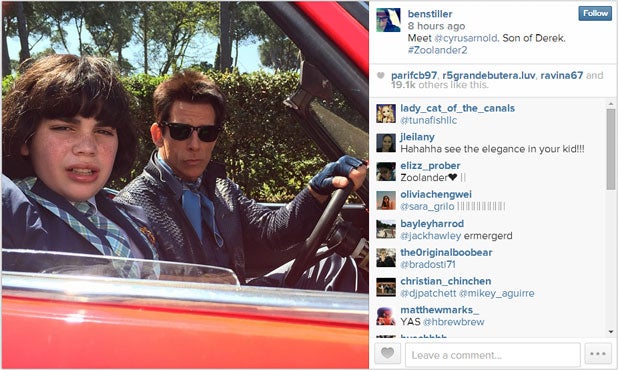 Ben Stiller and Cyrus Arnold