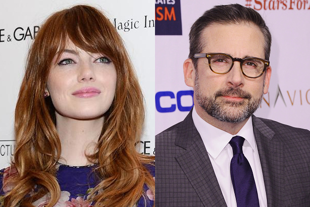 Emma Stone Hot - Battle of the Sexes' First Look: See Emma Stone and Steve Carell in All  Their '70s Glory (Photo)