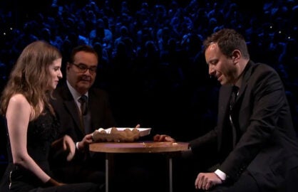 Egg russian roulette jimmy fallon seth meyers