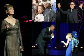 Renee Zellweger, Jamie Foxx, Michael Keaton Sing for Paul Newman’s ‘Kids’ (Photos)