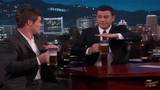 Jimmy Kimmel Teaches ‘Workaholics’ Star Adam DeVine the ‘Man Show’ Toast on Cinco De Mayo (Video)