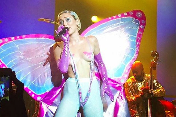 Miley Cyrus Pulls Off Vulgar Performance at Adult Swim Upfront Party (Video)