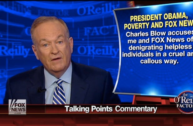 Bill O Reilly Rails Against Obama For Demonizing Fox News On Poverty Instead Of Stressing Personal Responsibility Video