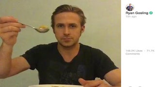 Ryan Gosling Eats His Cereal to Honor Dead Vine Star Ryan McHenry (Video)
