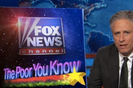 Jon Stewart Blasts Fox News’ ‘Rich Buffet of Bullsh-t’ Over Poverty and Obama (Video)