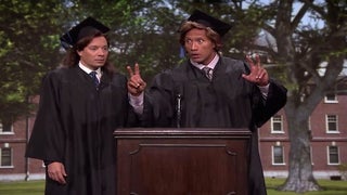Dwayne ‘The Rock’ Johnson, Jimmy Fallon Deliver Dumb ’80s Commencement Speeches on ‘The Tonight Show’ (Video)