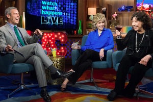 "Watch What Happens Live" Andy Cohen, Jane Fonda, Lily Tomlin (Bravo)