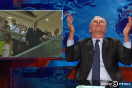Jon Stewart Thanks Donald Trump for Making Final ‘Daily Show’ Days His ‘Best’ (Video)