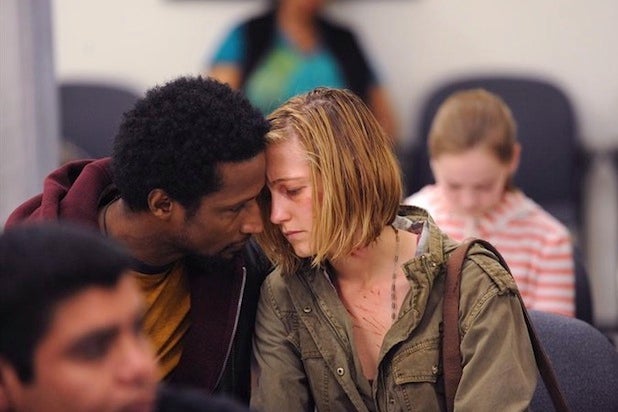 Elvis Nolasco and Caitlin Gerard in American Crime