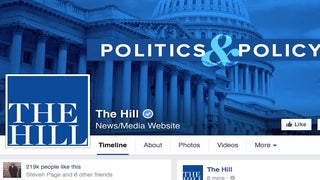 The Hill Becomes Facebook Power Player Among Political Sites