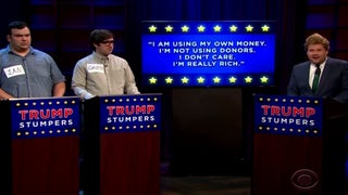 James Corden Turns Donald Trump’s Presidential Announcement Into Silly Game Show (Video)
