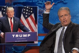 Jon Stewart Wakes Up From Nightmare — ‘Oh My God!’ Donald Trump Is Running for President