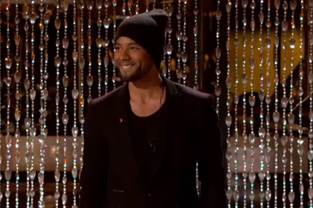 Jussie Smollett performs at the BET Awards