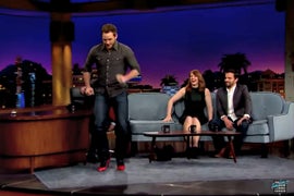 Chris Pratt Runs in High Heels Like Co-Star Bryce Dallas Howard Did in ‘Jurrassic World’ (Video)