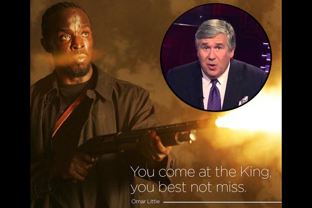 Michael Kenneth Williams as Omar Little (HBO); Bob Ley (ESPN)