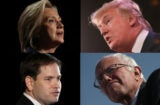 Clinton Trump Rubio Sanders