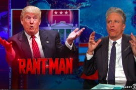 Jon Stewart Debates if Donald Trump Would Be Nation’s ‘First Openly Asshole President’ (Video)