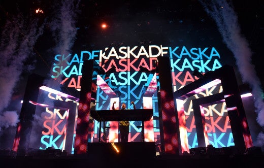 Kaskade's production at Coachella 2015. (Getty Images)