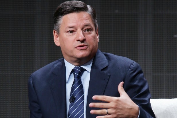 Ted Sarandos, Netflix chief content officer, at the TCA conference earlier this year