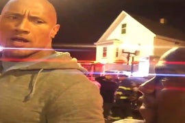 The Rock Wants to ‘Slap the Sh-t Out Of’ Kevin Hart While Fire Department Shuts Down Movie Set (Video)