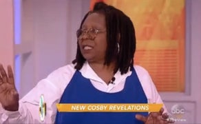Whoopi Goldberg Backs Bill Cosby: ‘Save Your Texts, Save Your Nasty Comments–I Don’t Care’ (Video)