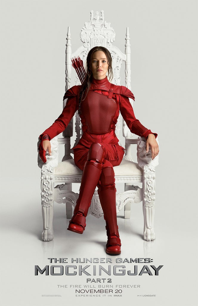 Full size Hunger Games Mockingjay Part 2 Katniss poster Jennifer Lawrence (Lionsgate)