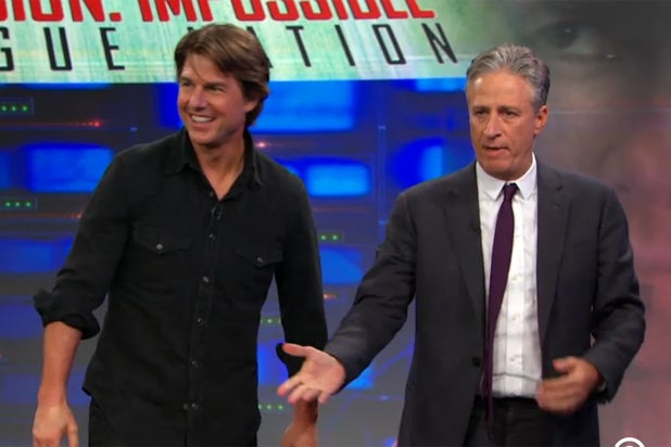 Tom Cruise appears on The Daily Show with Jon Stewart (Comedy Central)