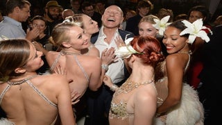 Sir Patrick Stewart, Seth MacFarlane Party With Showgirls at ‘Blunt Talk’ Premiere (Photos)
