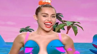 Miley Cyrus Goes Topless in Racy Promo for 2015 MTV VMAs (Video)