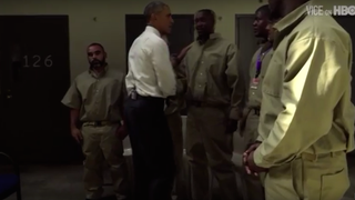 President Obama Goes to Prison in HBO’s Preview of ‘Vice’ Special (Video)