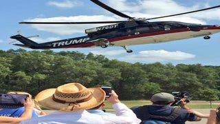 Donald Trump Helicopters Into Iowa to Blast ‘Puppet’ Jeb Bush and Iraqi ‘Crooks’