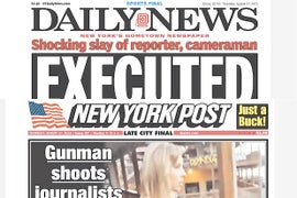 Why Outrageous WDBJ Shooting Covers on NY Post, Daily News Take Sensationalism to Next Level
