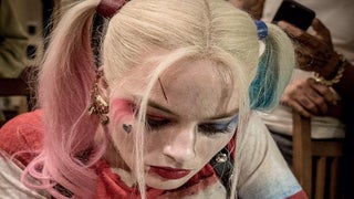 ‘Suicide Squad’ Sneak Peek: Margot Robbie Shows Off Harley Quinn’s Tattooing Talents (Photo)