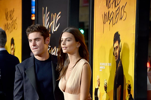 Zac Efron and Emily Ratajkowski (Alberto E. Rodriguez/Getty Images)