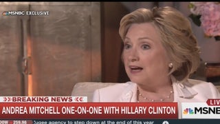 5 Biggest Revelations From Hillary Clinton’s MSNBC Interview: Trump ‘Candidate of Being Against’ (Video)