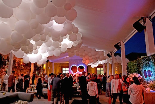 LOS ANGELES, CA - SEPTEMBER 24: Guests attend the VIP sneak peek of the go90 Social Entertainment Platform at the Wallis Annenberg Center for the Performing Arts on September 24, 2015 in Los Angeles, California. (Photo by Jonathan Leibson/Getty Images for go90)