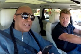 Stevie Wonder Tries to Drive James Corden During Carpool Karaoke on ‘Late Late Show’ (Video)