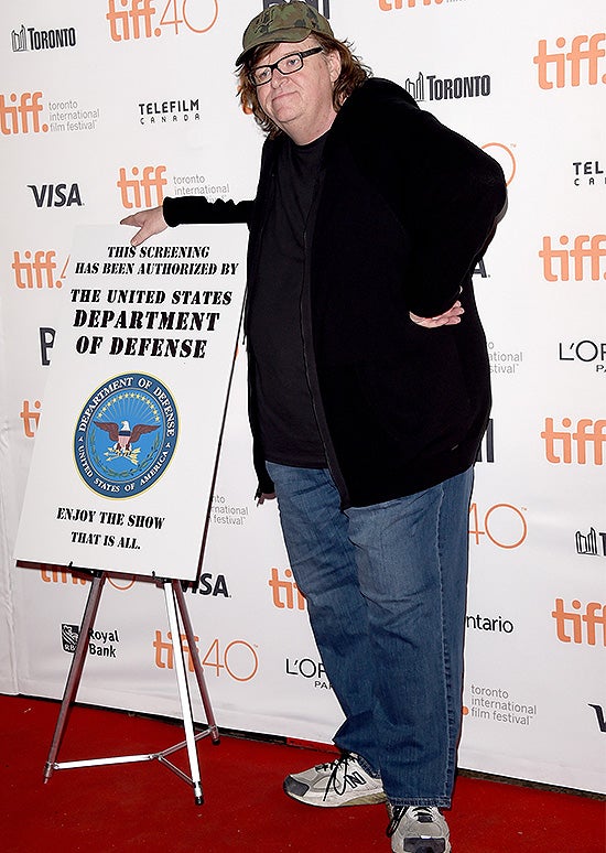 TORONTO, ON - SEPTEMBER 10: Filmmaker Michael Moore attends the 'Where to Invade Next' premiere during the 2015 Toronto International Film Festival at the Princess of Wales Theatre on September 10, 2015 in Toronto, Canada. (Photo by Jason Merritt/Getty Images) TORONTO, ON - SEPTEMBER 10: Filmmaker Michael Moore attends the 'Where to Invade Next' premiere during the 2015 Toronto International Film Festival at the Princess of Wales Theatre on September 10, 2015 in Toronto, Canada. (Photo by Jason Merritt/Getty Images)