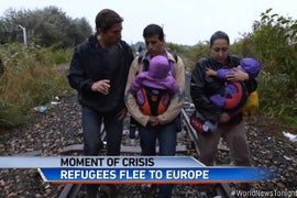 David Muir Reports From Front Lines of Syrian Refugee Crisis (Video)