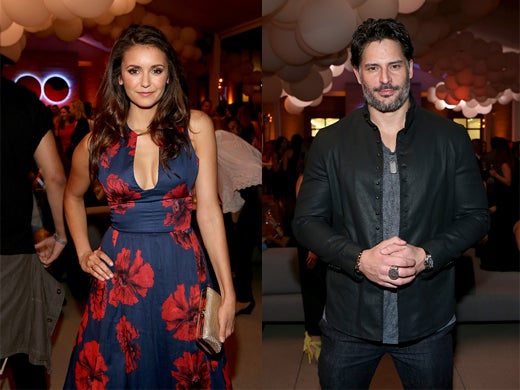 Nina Dobrev and Joe Manganiello. (John Schuilli/Getty Images)
