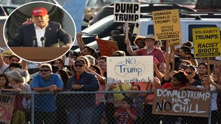 Protesters Crash Donald Trump Rally in LA With Chants of ‘No Fascists, No KKK, No Racists’ (Video)