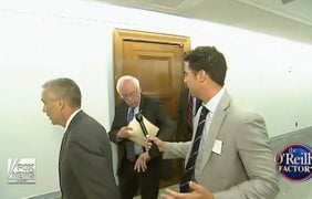 Bernie Sanders Scolds Bill O’Reilly’s Ambush Producer: ‘Don’t Push Me!’ (Video)