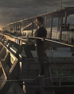 Philippe Petit (Joseph Gordon-Levitt) in TriStar Pictures' THE WALK.