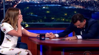Stephen Colbert and Emily Blunt Fake Puke Their Way Through ‘Gone With the Wind’ (Video)