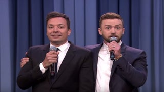 Watch Jimmy Fallon and Justin Timberlake Go Tandem-Biking in the Hamptons (Video)