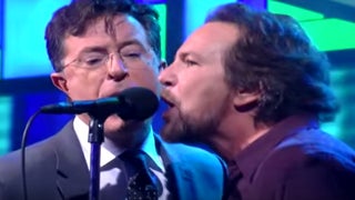 Stephen Colbert Rocks Out With Pearl Jam on CBS ‘Late Show’ (Video)
